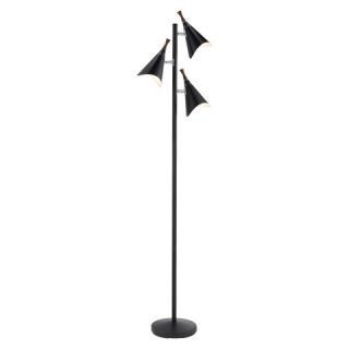 Adesso Draper Tree Lamp   Black