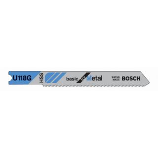 Bosch 5 Pack 2 3/4 in U Shank High Speed Steel Jigsaw Blade
