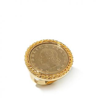 Bellezza Lira Coin Margarita Chain Bronze Ring   7978877