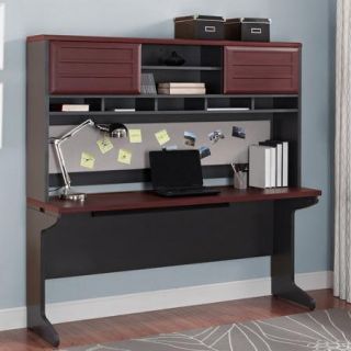 Altra Furniture Pursuit Computer Desk and Hutch Bundle