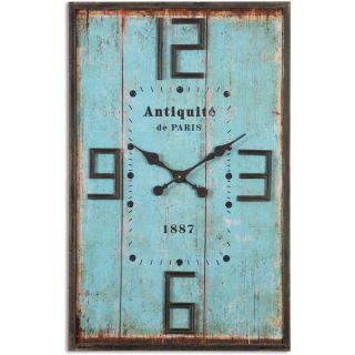 Uttermost Antiquite Blue Wall Clock   16896026  