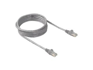 BELKIN A3L980 25 S 25 ft. Cat 6 Gray UTP Patch Network Cable