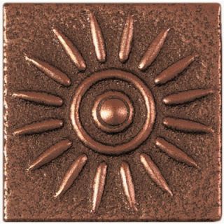 Shaw Floors Metal Sun Insert 2 Tile Accent in Copper
