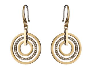 Michael Kors Pave Small Rings Fishwire Earring