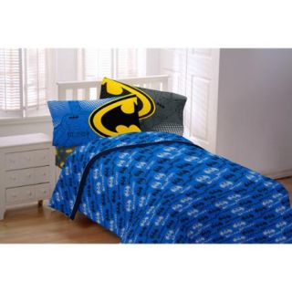 Batman Glowing Bat Symbol Twin Sheet Bedding Set