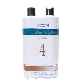 Nioxin System 4 Duo Set (Cleanser 16.9 ounces + Scalp Therapy 10.1