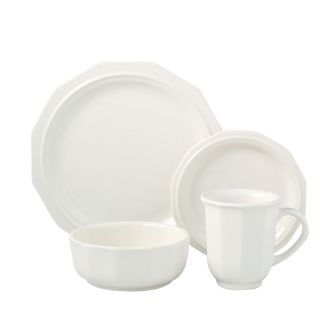 Pfaltzgraff Heritage Solid White 16 piece Dinnerware Set  