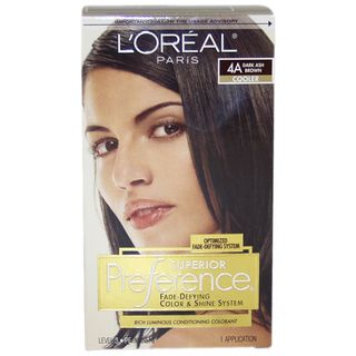 Oreal Superior Preference 4A Dark Ash Brown Cooler Fade Defying Hair