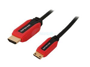 Spider M HDMIA2C 0006 6 ft. Black M Series High Speed Mini HDMI® Cable