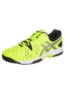 ASICS GEL DEDICATE 4   Multi court tennis shoes   flash yellow/silver/onyx