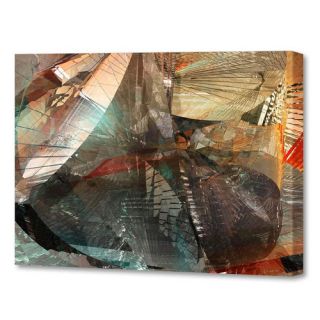Shattered Grey by Scott J. Menaul Graphic Art on Wrapped Canvas by