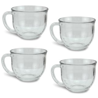 Clear Soup Mug (Set of 4)   Shopping Mugs