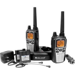 Midland GMRS 2 Way Radio with 42 Channels, Black
