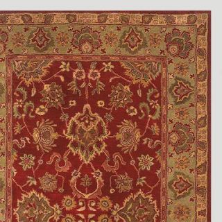 Red Agra Wool Rug