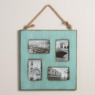 Aqua Barn Metal 4 Photo Frame