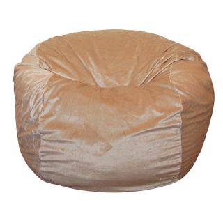 Ahh Products 36 Inch Wide Washable Large Bean Bag Chair   Tan Cuddle Soft Minky    Ahh Bean Bag Chairs