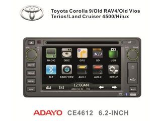 Toyota FJ Cruiser 07 11 OEM Replacement In Dash Double Din 6.2" LCD Touch Screen Multimedia GPS Navigation Radio [Adayo]