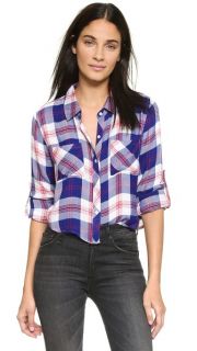 RAILS Rian Cropped Button Down Shirt