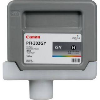 Canon  PFI 302 Gray Ink Tank (330 ml) 2217B001AA