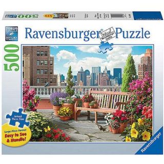 Ravensburger Rooftop Garden Large Format Puzzle, 500 Pieces