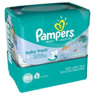 Pampers Baby Wipes Baby Fresh Scent   192 Count