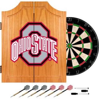 Trademark Ohio State University Wood Finish Dart Cabinet Set LRG7000 OSU