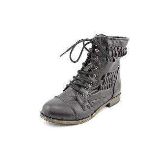 Rampage Womens Justeyna Faux Leather Boots