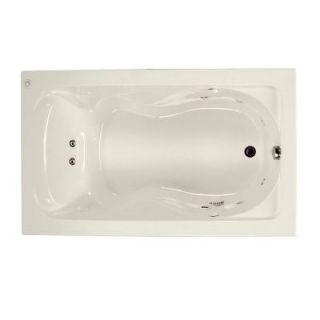 American Standard EverClean 5 ft. x 36 in. Reversible Drain Whirlpool and Air Bath Tub in Linen 2771L418C.222