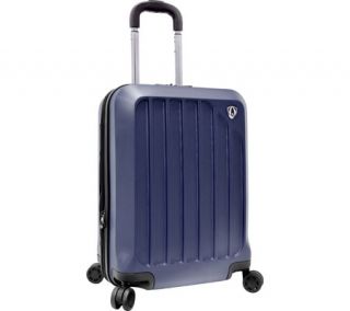 Travelers Choice Glacier 21 Hardshell Expandable Carry On Spinner    Navy