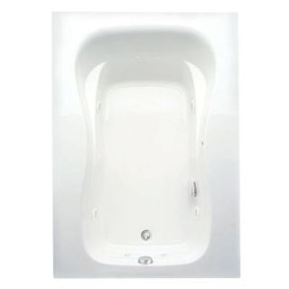 Aquatic Marratta 5 ft. Right Drain Acrylic Soaking Tub in White 727149386238