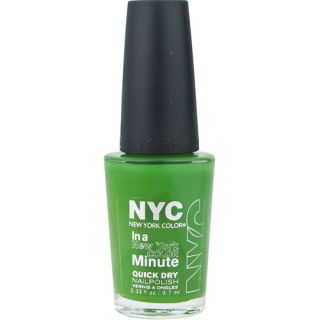 New York Color In a New York Color Minute Quick Dry Nail Polish, High Line Green 0.33 oz