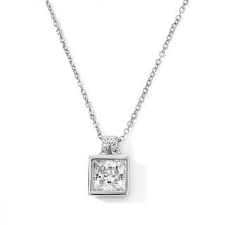 2.06ct Absolute™ Split Bail Pendant with 18" Cable Link Chain   7790862