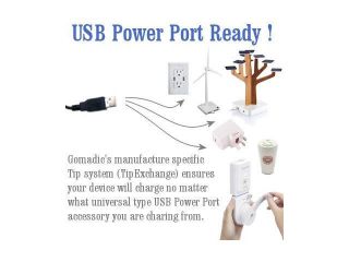 Retractable USB Power Port Ready charger cable designed for the Olympus TG 860 and uses TipExchange