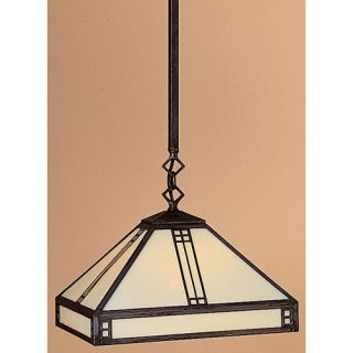 Prairie 1 Light Foyer Pendant by Arroyo Craftsman