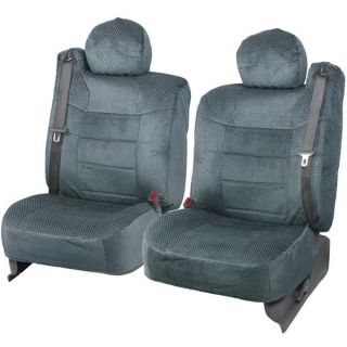 BDK 4 piece Scottsdale Fabric Front Truck Seat Covers   Black