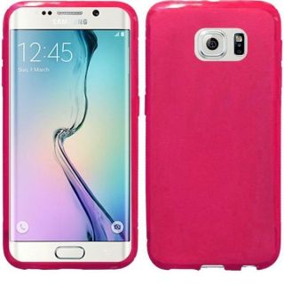 Insten Hot Pink Frosted TPU Rubber Candy Skin Phone Case Cover For