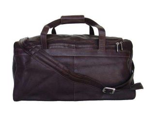 Piel LEATHER 9710 CHC Traveler's Select Small Duffel Chocolate