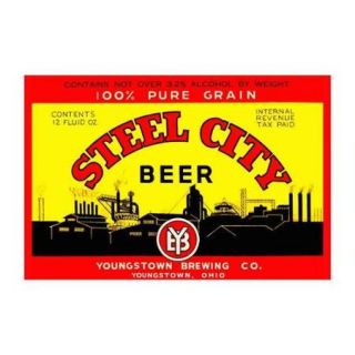 Steel City Beer Print (Canvas 20x30)