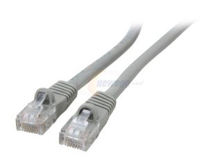 Coboc CY CAT5E 05 GY 5ft.24AWG Snagless Cat 5e Gray Color 350MHz UTP Ethernet Stranded Copper Patch cord /Molded Network lan Cable