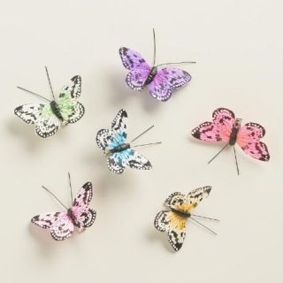 6 Piece Butterfly Clips Set of 2 Packs