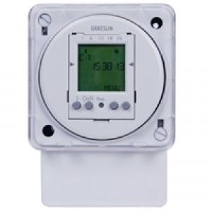 Intermatic FM1D50A 240 Timer Switch, 240V 24/7 Electronic Surface & DIN Rail Mount
