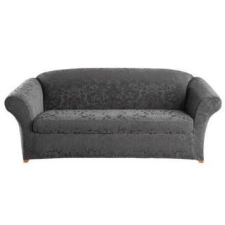 Sure Fit Stretch Jacquard Damask Sofa Slipcover