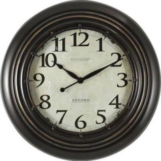 FirsTime 18 in. Round Oxford Station Wall Clock 25651