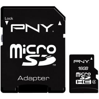 PNY 16GB Micro SDHC Class 4 Card