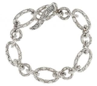 JAI John Hardy Croco Chain Link Bracelet Fits 7 1/4 —