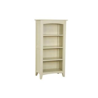 Alaterre Furniture Shaker Cottage 3 Shelf Tall Bookcase in Sand ASCA08SA