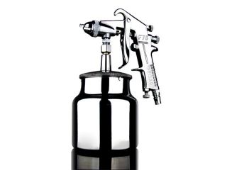 Manual Silver Tone Paint Sprayer Spray Gun Air Tool