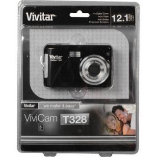 Vivitar ViviCam T328 Digital Camera (Black) VT328 BLACK