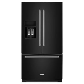KitchenAid 26.8 cu ft French Door Refrigerator with Single Ice Maker (Black)