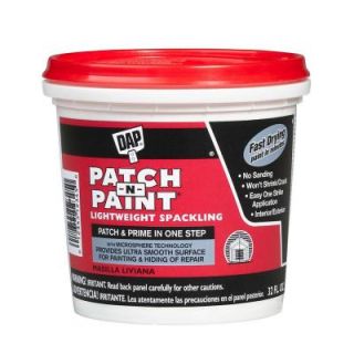 DAP Patch  N Paint 1 qt. White Lightweight Spackling (8 Pack) 7079801611